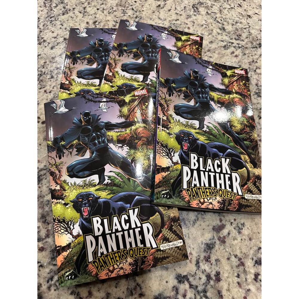 Black Panther Panthers Quest Paperback book‎ Marvel Comic Graphic Novel McGregor